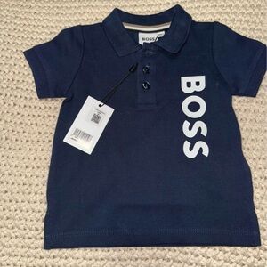 BOSS Dark Blue Baby Polo Shirt